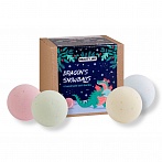 BEAUTY JAR“Dragon's Snowballs” vannas burbuļbumbu dāvanu komplekts 4x130g, 1 gab
