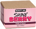 BEAUTY JAR lūpu balzams ar spīdumu SHINE BERRY, 15ml