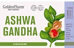 GOLDEN PHARM Ashwa Gandha Adaptogēns 650 mg, 60 tab.