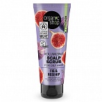 ORGANIC SHOP apjoma palielinošs skrubis galvas ādai,Vīģes un mežrozīte,75ml