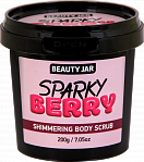 BEAUTY JAR Sparky Berry Shimmering ķermeņa skrubis,200g