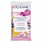 CLEANIC Soft salvetes intīmai higiēnai, 20gab.