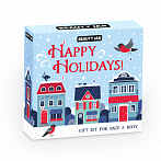 BEAUTY JAR "Happy Holidays"dāvanu komplekts ar 7 lieliskiem produktiem Tavam ķermenim un sejai,1 gab.