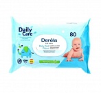 DERELA Aloe Vera bērnu mitrās salvetes ar alvejas ekstraktu, 80gab