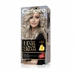 CAMELEO noturīga krēmveida matu krāsa 9.1 Ultra pelnu blonds, 50ml/50ml/15ml/4ml